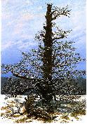 Caspar David Friedrich Oak Tree in the Snow Germany oil painting artist